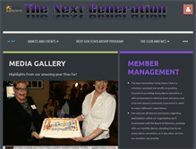 Tablet Screenshot of nextgenswingdance.com